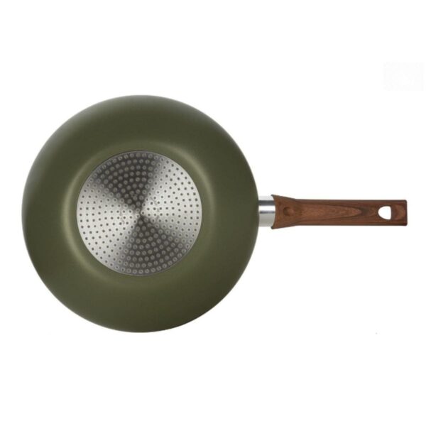 Frigideira Wok Antiaderente 28 CM Eté com Tampa de Vidro Multiflon - COD 84228 - Imagem 2