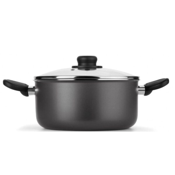 Caçarola Gourmet com Tampa de Vidro Antiaderente 24 cm Multiflon - COD 53224 - Imagem 2