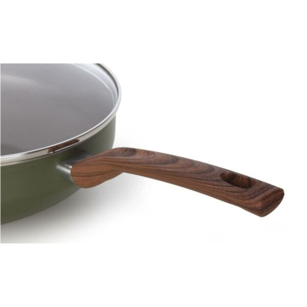 Frigideira Wok Antiaderente 28 CM Eté com Tampa de Vidro Multiflon - COD 84228 - Imagem 3