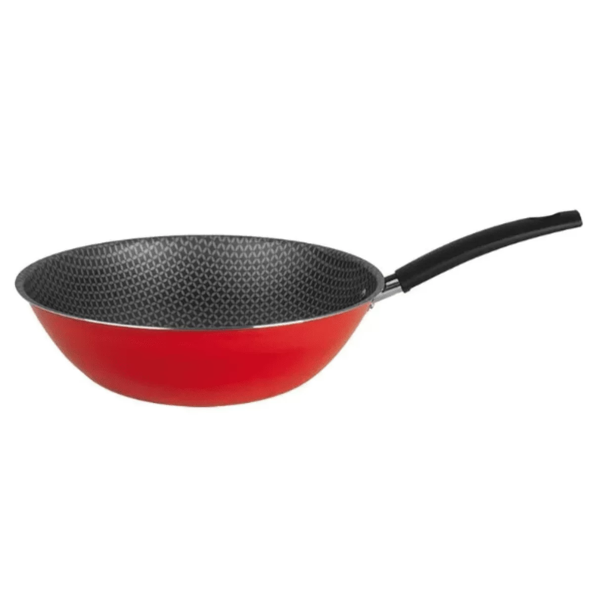 Frigideira Wok Essencial Oriental Vermelha 28cm Multiflon - COD 51128